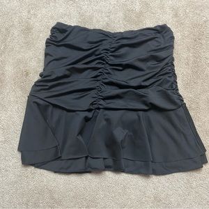 EasisiM Classic Ruched Mini Skirt